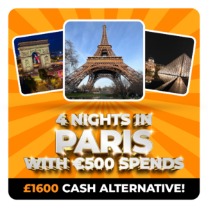 4 NIGHTS IN PARIS + €500 SPENDS 🇫🇷
