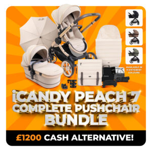 ICANDY PEACH 7 PUSHCHAIR BUNDLE👶🏼