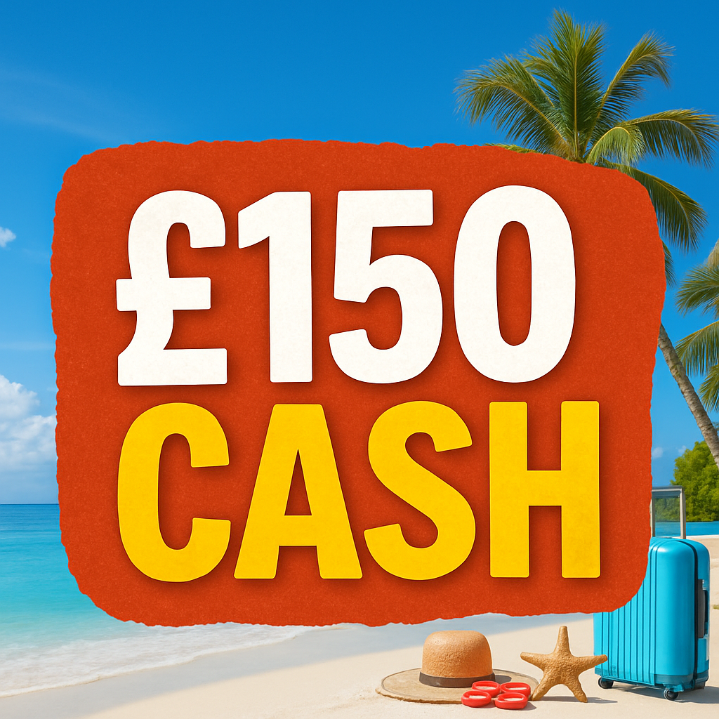£150 CASH🏝️