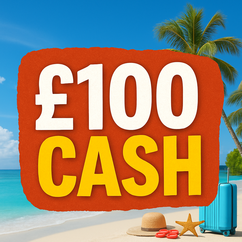 £100 CASH🏝️