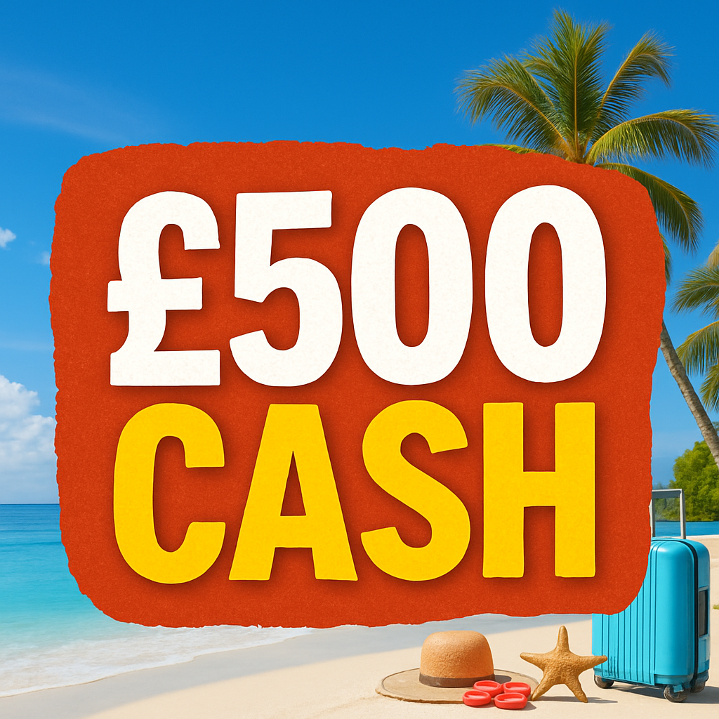 £500 CASH🏝️