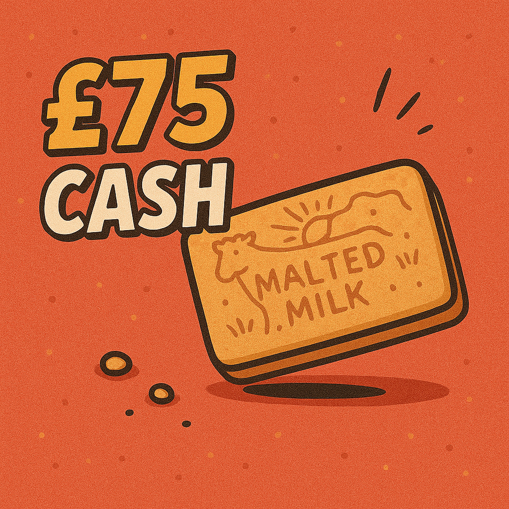MALTED MILK - £75 CASH