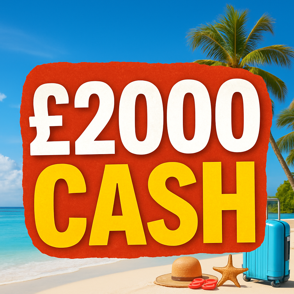 £2000 CASH🏝️