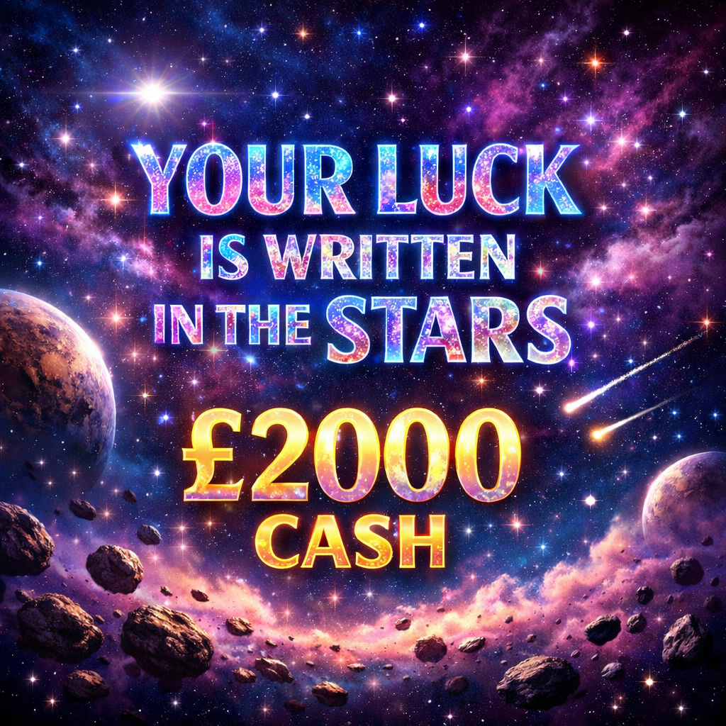🤩💫 YOUR LUCK IS WRITTEN IN THE STARS - £2000 CASH💫🤩