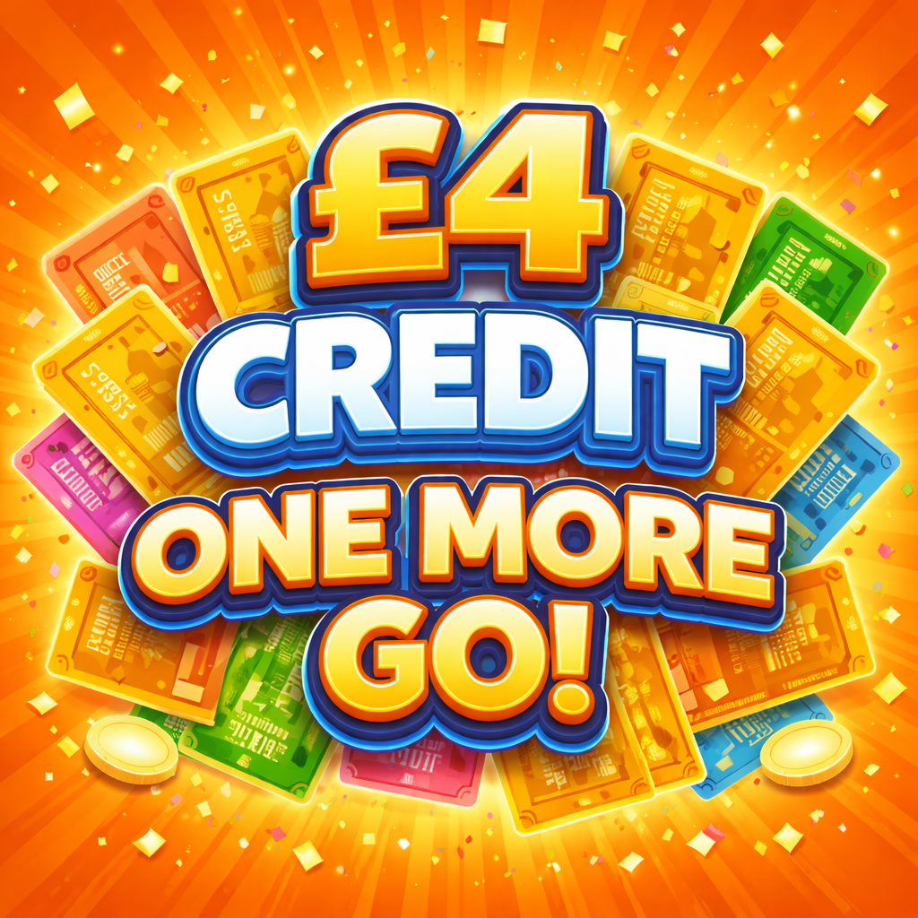 £4 CREDIT - 1 MORE GO ☝🏼