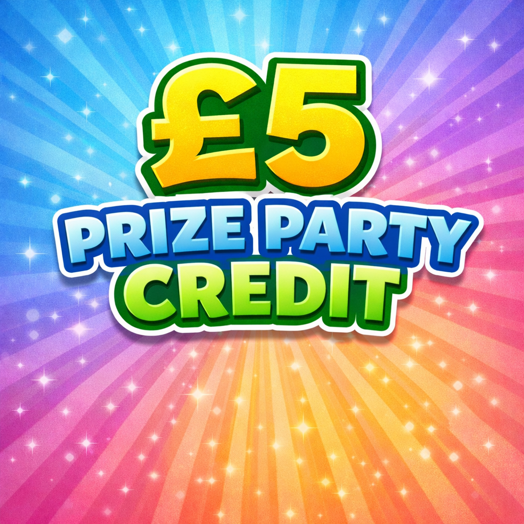 £5 PRIZE PARTY CREDIT 🧡