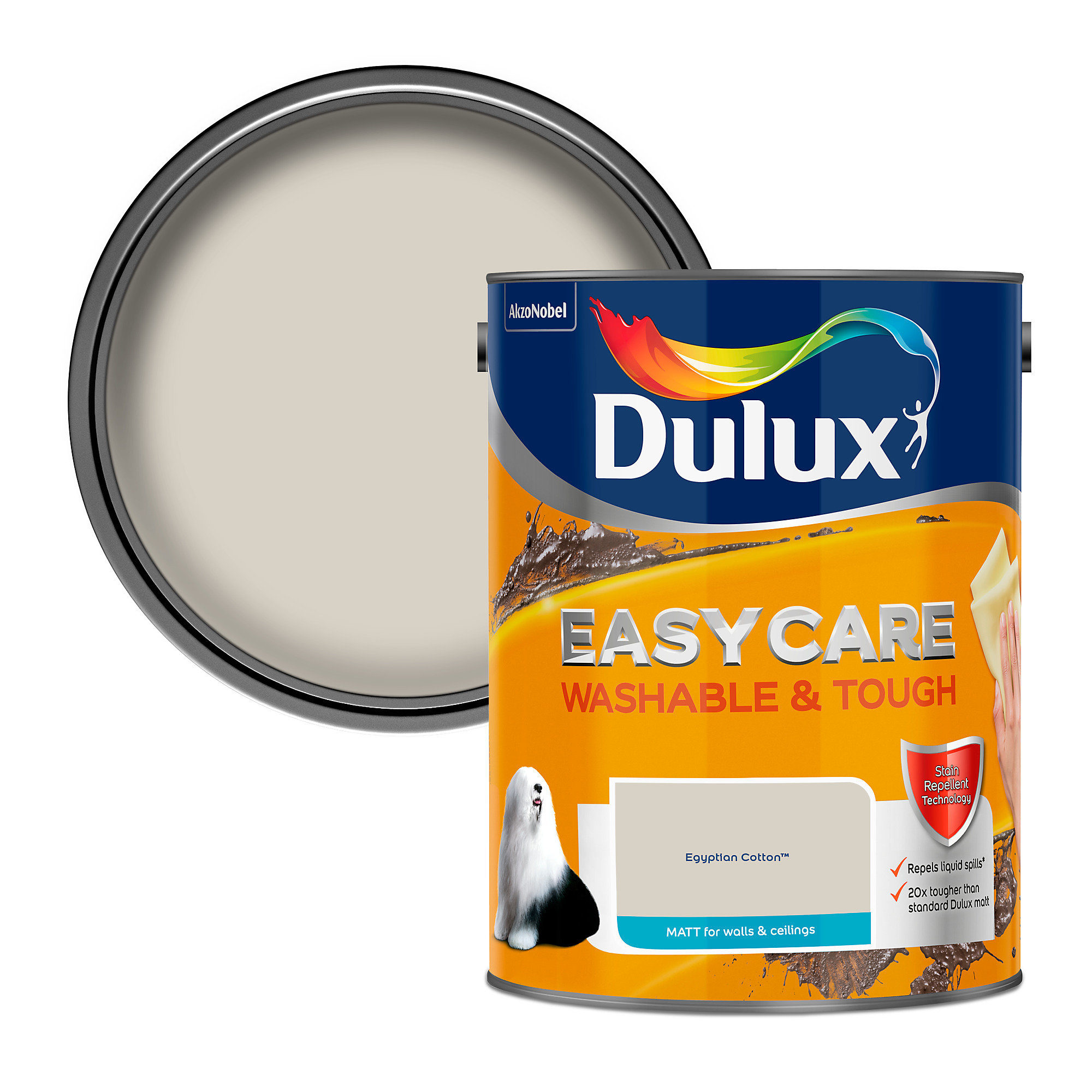 2 X 5L TINS OF DULUX EASYCARE PAINT IN YOUR CHOICE OF COLOUR OR £90 🎨