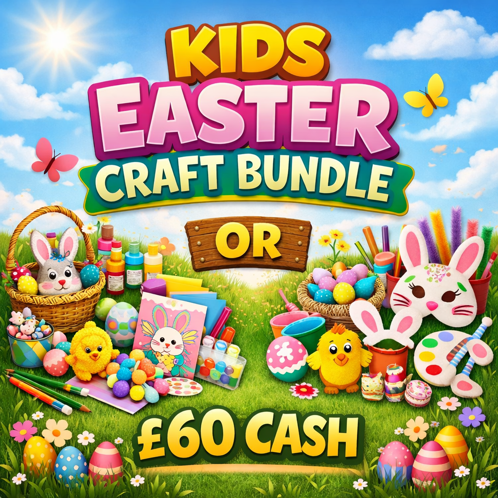 KIDS EASTER CRAFT BUNDLE OR £60 CASH 🐣