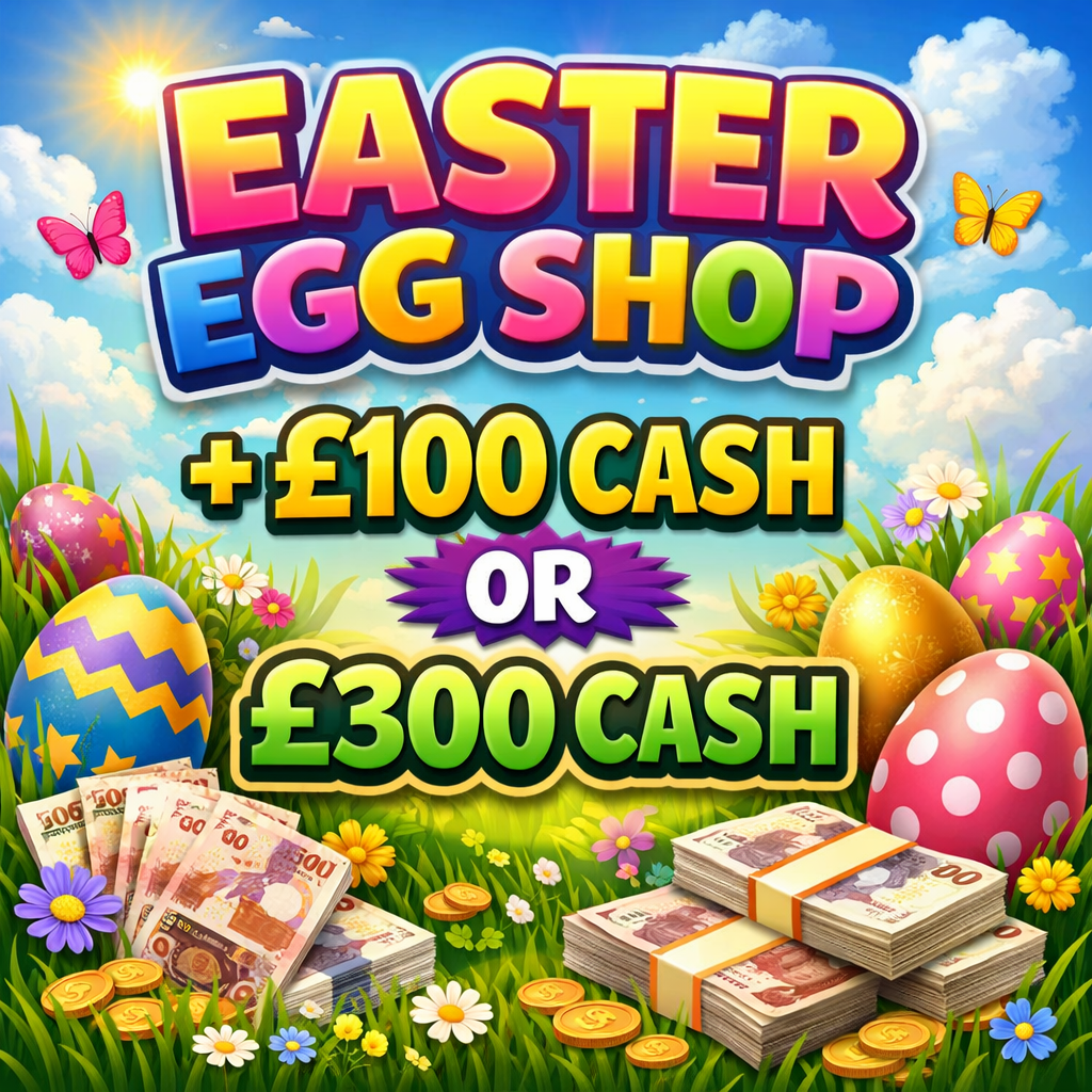 EASTER EGG SHOP + £100 CASH OR £300 CASH 🍫🐰