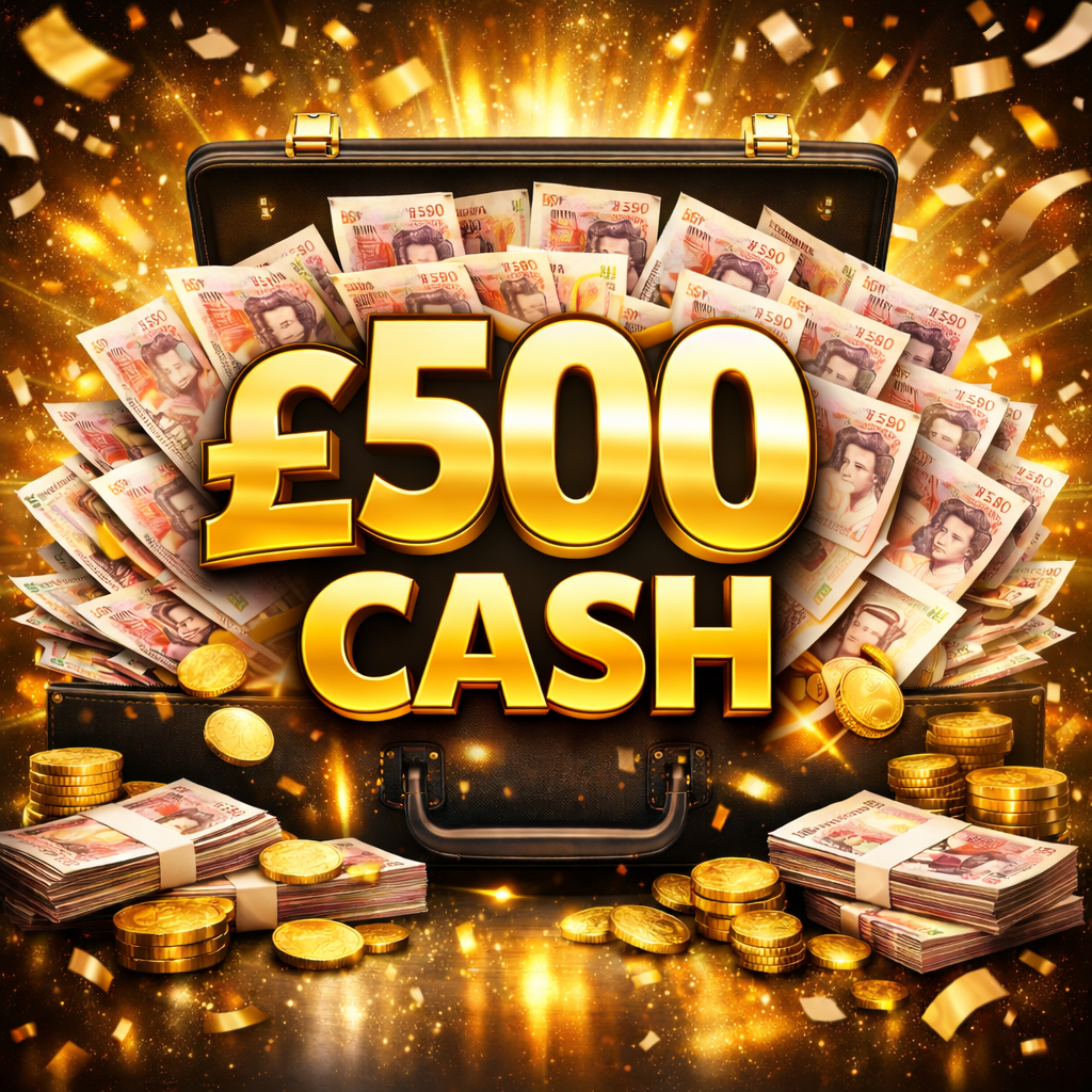 🎉 £500 CASH 🎉