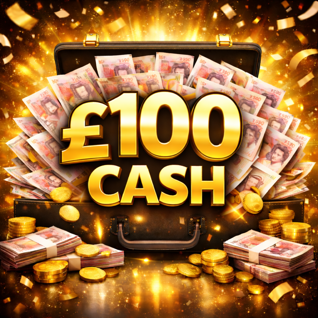 🎉 £100 CASH 🎉