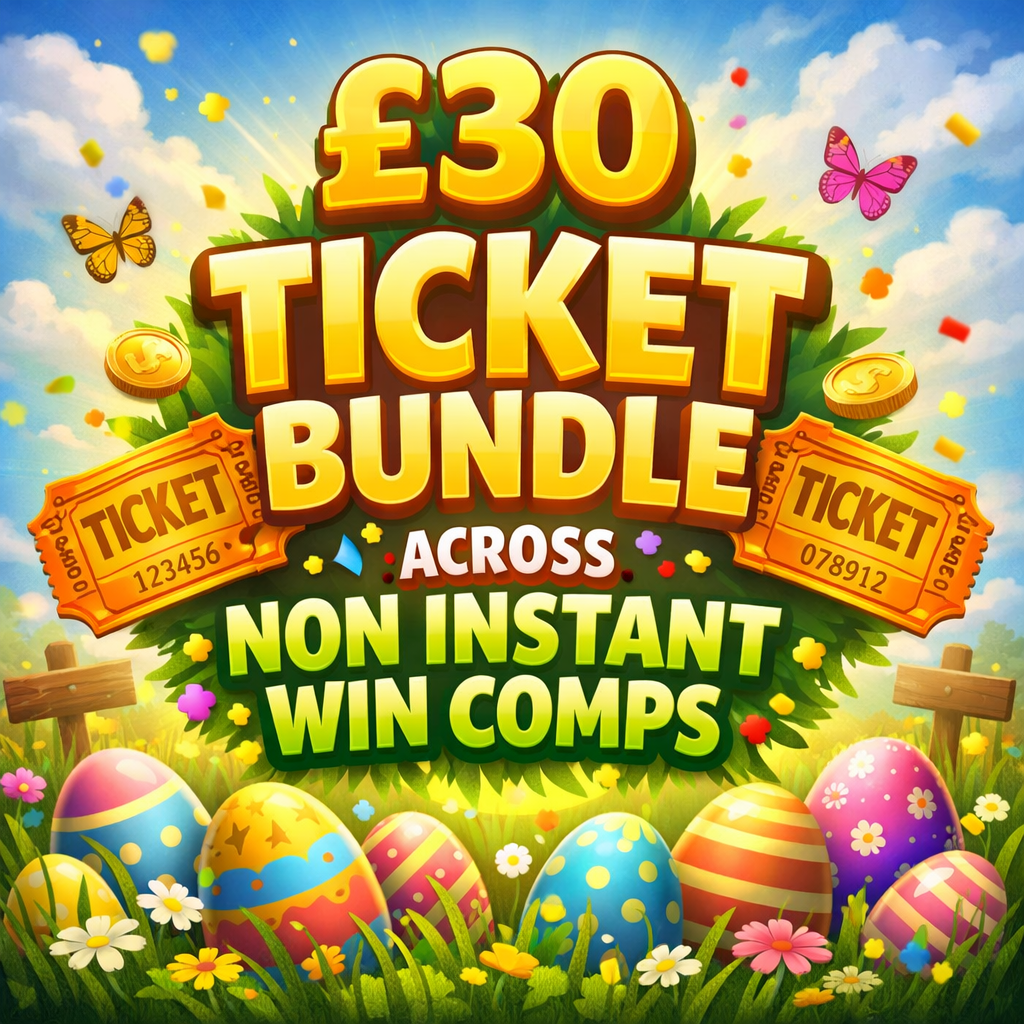 £30 TICKET BUNDLE ACROSS NON INSTANT WIN COMPS 🎟️🥳