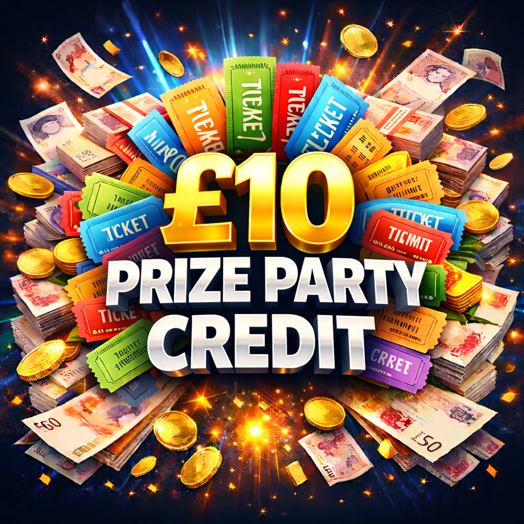 🫶🏼 £10 PRIZE PARTY CREDIT 🫶🏼