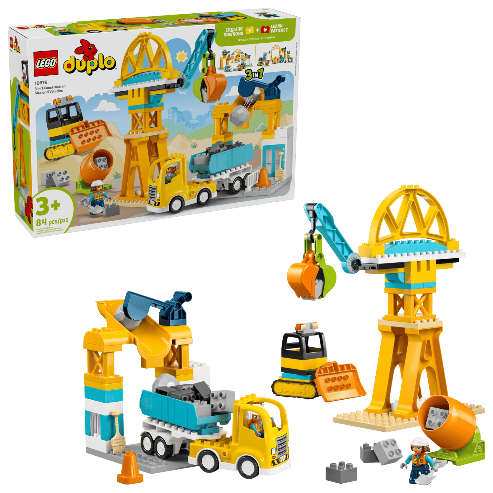 LEGO DUPLO 3-IN-1 CONSTRUCTION SITE & VEHICLES OR £80 CASH 🚧