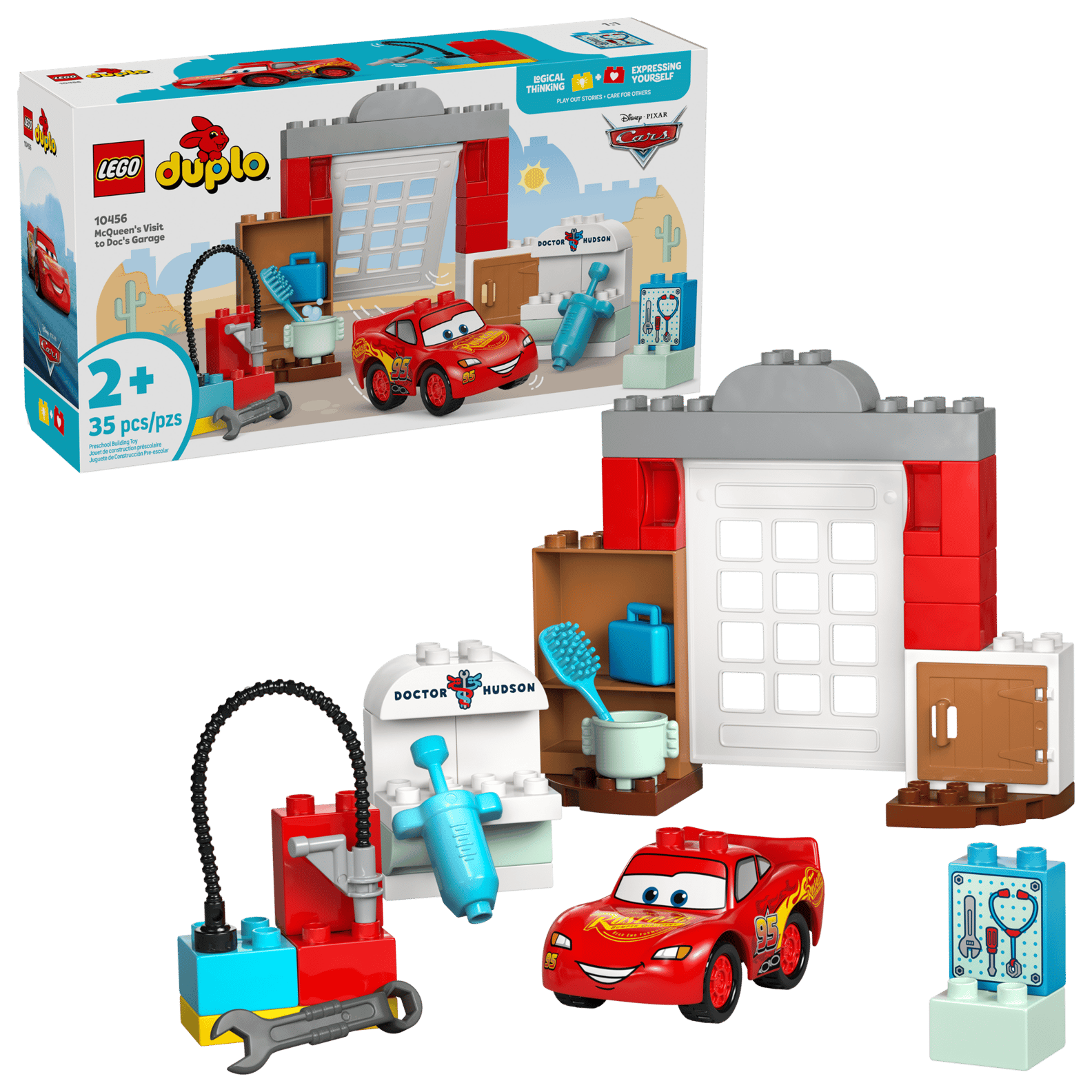LEGO DUPLO - MCQUEEN’S VISIT TO DOC’S GARAGE OR £25 CASH 🏁