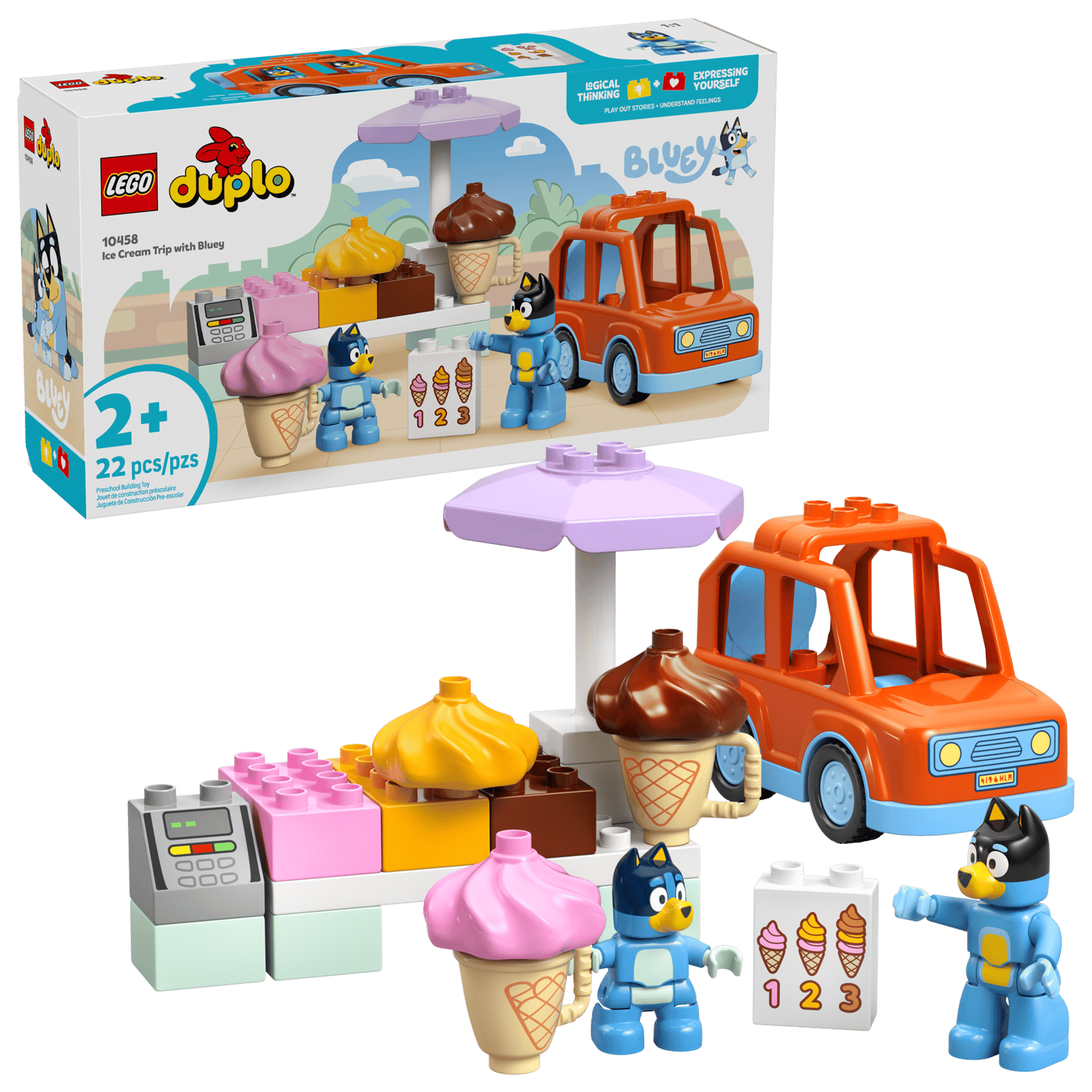 LEGO DUPLO - BLUEY'S ICE CREAM TRIP OR £25 CASH 🍦
