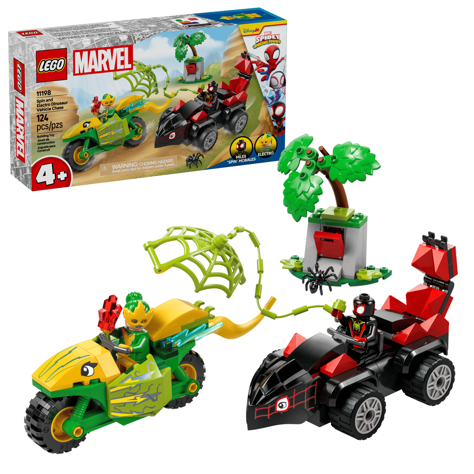 LEGO MARVEL - SPIN & ELECTRO DINOSAUR VEHICLE CHASE OR £20 CASH 🦖