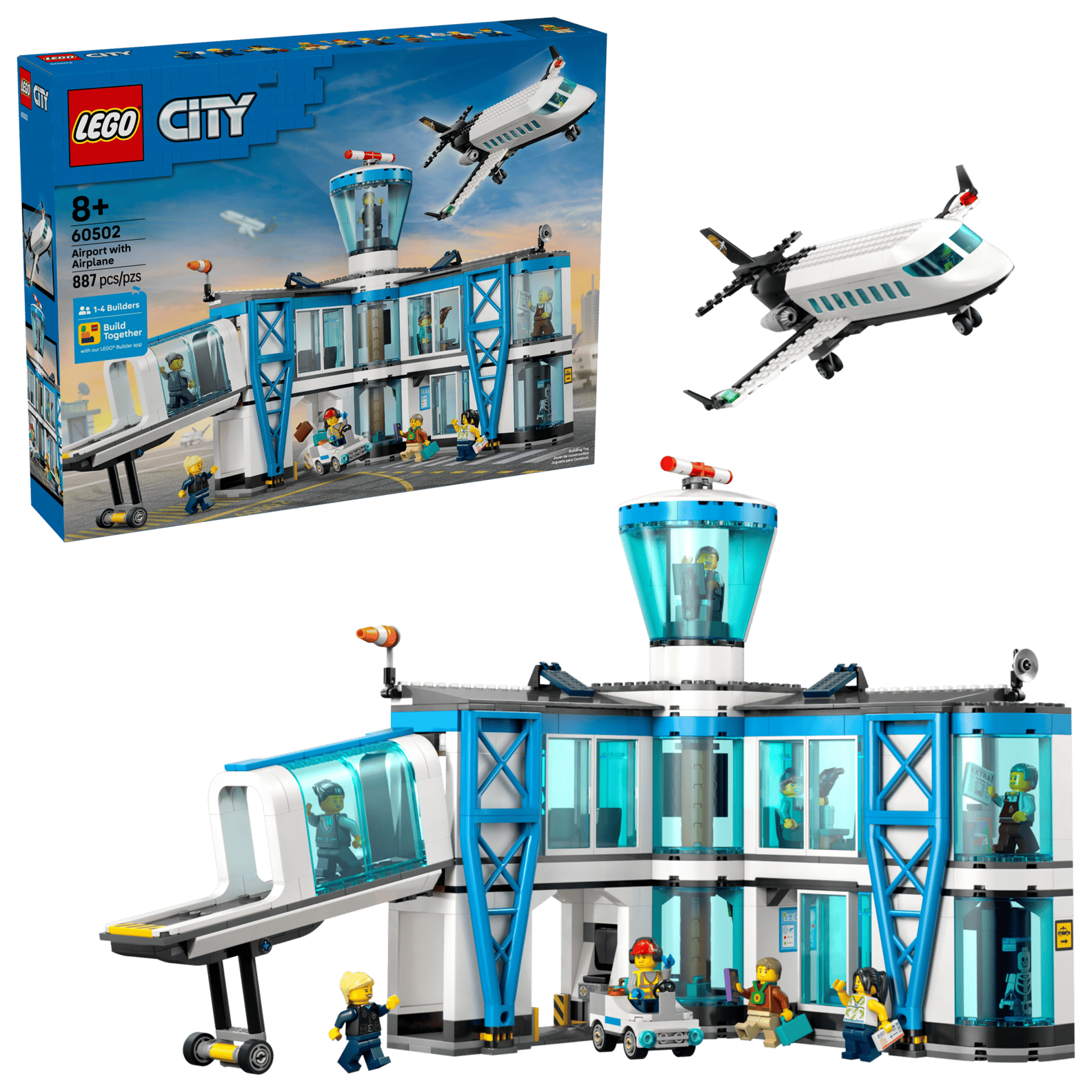 LEGO CITY - AIRPORT WITH AIRPLANE OR £90 CASH ✈️
