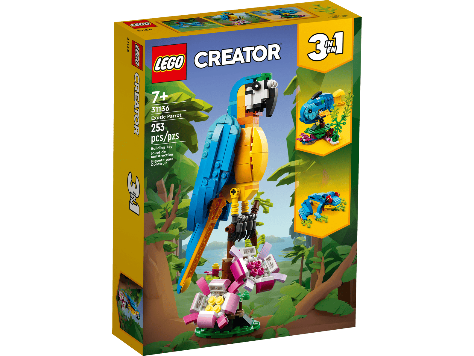 LEGO CREATOR 3-IN-1 EXOTIC PARROT OR £20 CASH 🦜