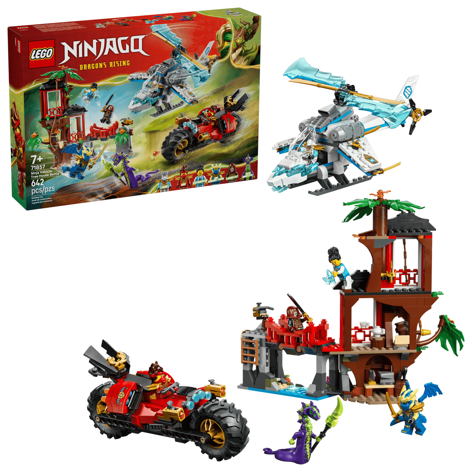 LEGO NINJAGO - NINJA VEHICLE TREE HOUSE BATTLE OR £70 CASH 🪾