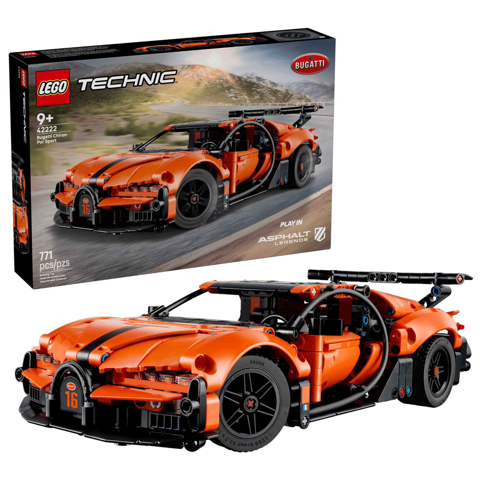 LEGO TECHNIC - BUGATTI CHIRON PUR SPORT HYPERCAR OR £60 CASH 🛞
