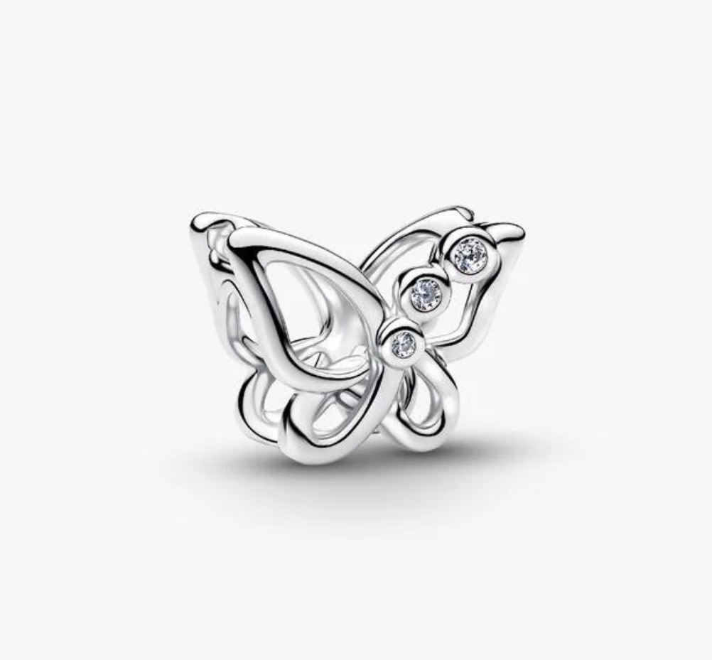 PANDORA BUTTERFLY OPENWORK CHARM OR £25 CASH ✨
