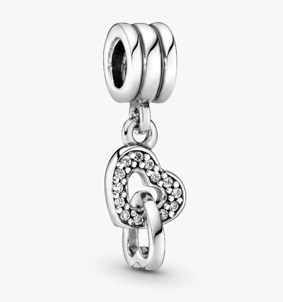 PANDORA INTERLOCKING HEARTS DANGLE CHARM OR £25 CASH ✨